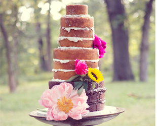 Стильный свадебный торт - какой он?