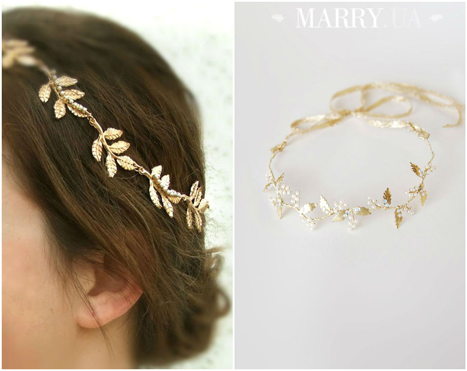 31 - leaf hair accessories for bride