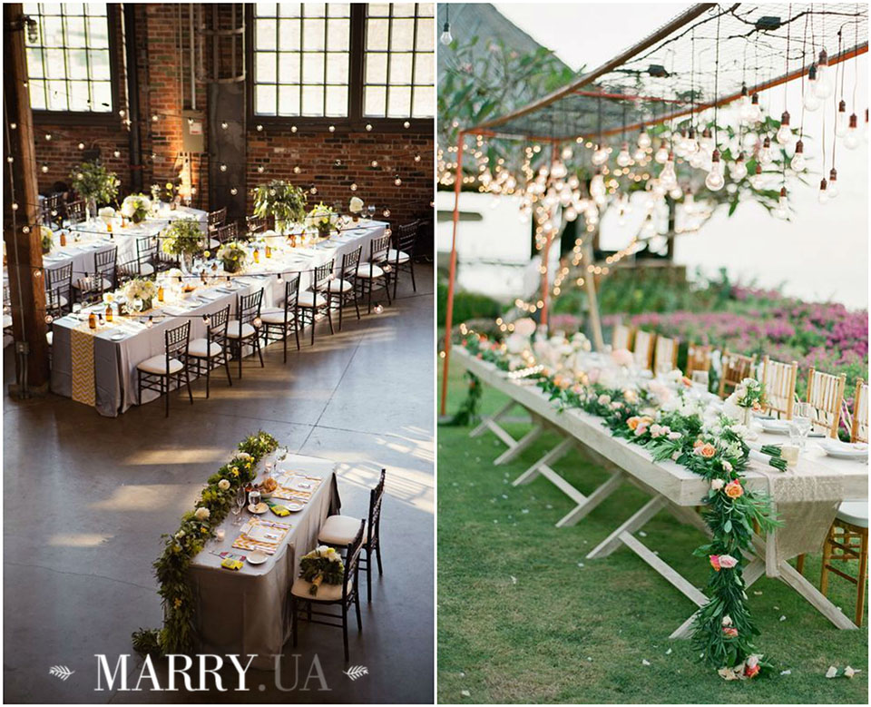 39 - wedding long guest tables photo
