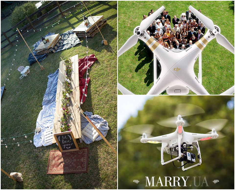 48 - quadrocopter on the wedding, photo