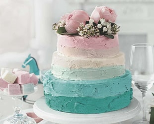 Какой торт выбрать на свадьбу в бирюзовом цвете