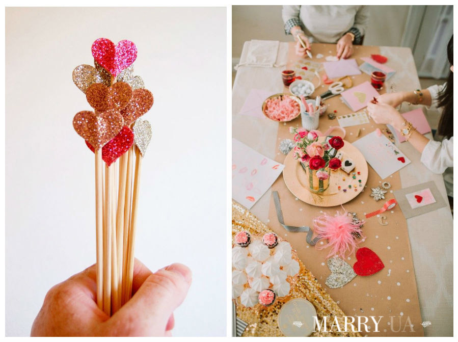 Valentines day wedding photo ideas and inspiration - hearts, narrows, love pink and red (7)
