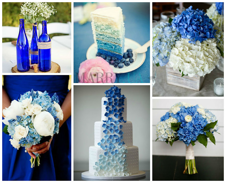 blue wedding
