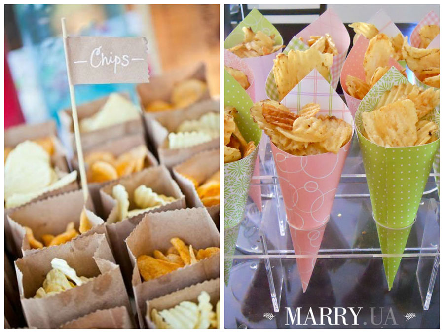 wedding favors chips