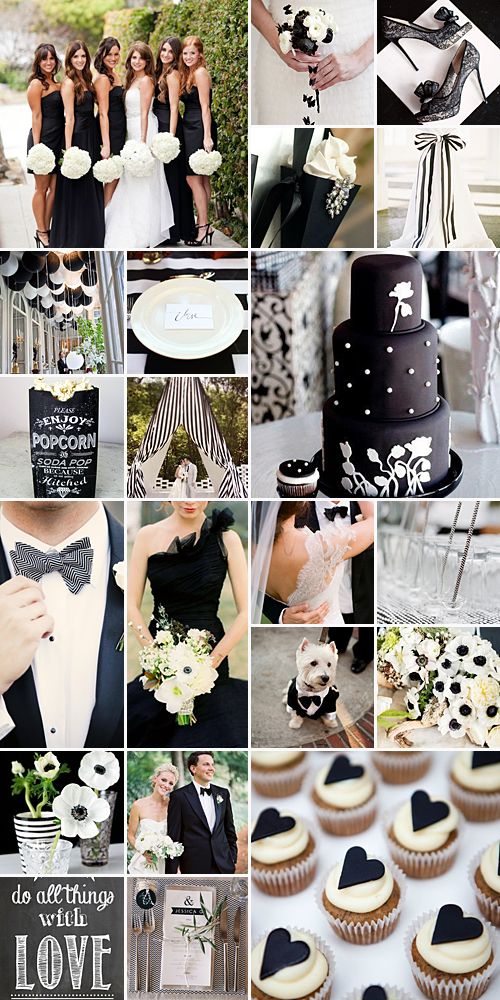 black and white wedding inspiration photo (36)