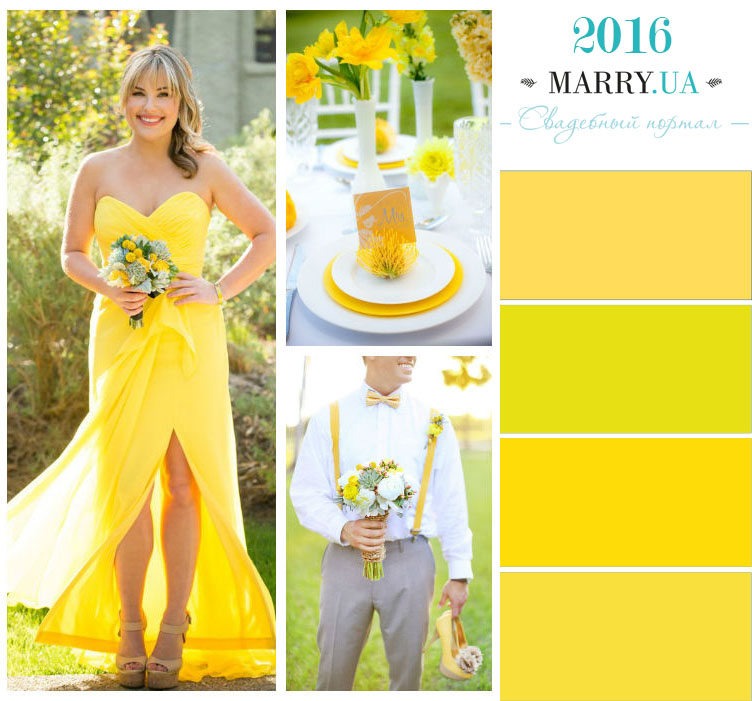 buttercup wedding color trend 2016