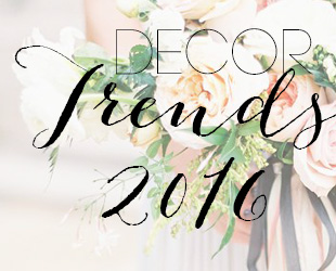 ТОП-20 модных свадебных деталей 2016 + эксклюзивные советы Флористов и Декораторов Украины