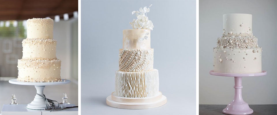 торт жемчужная свадьба фото
