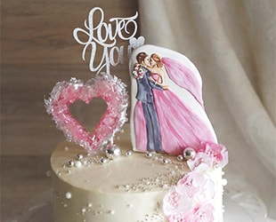 Выбираем торт на розовую свадьбу