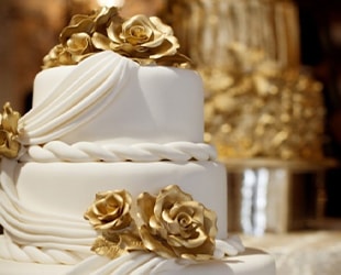 Идеи для торта на золотую свадьбу