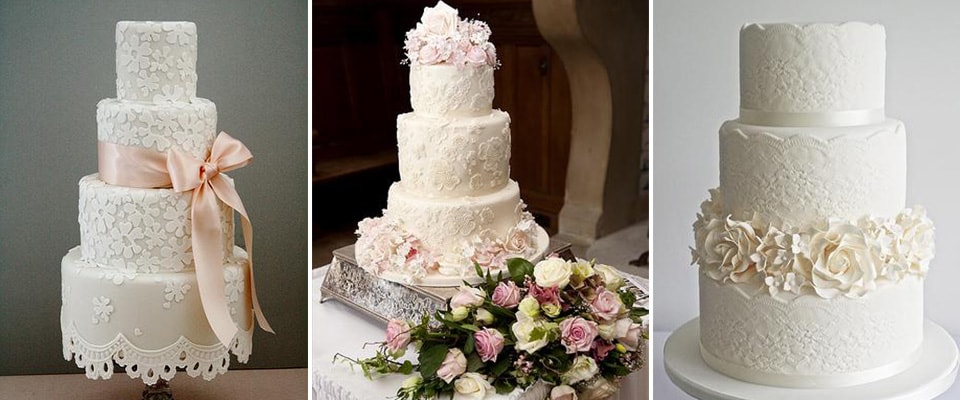 торт на годовщину кружевной свадьбы фото
