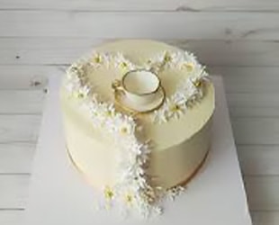 Торт на фаянсовую свадьбу