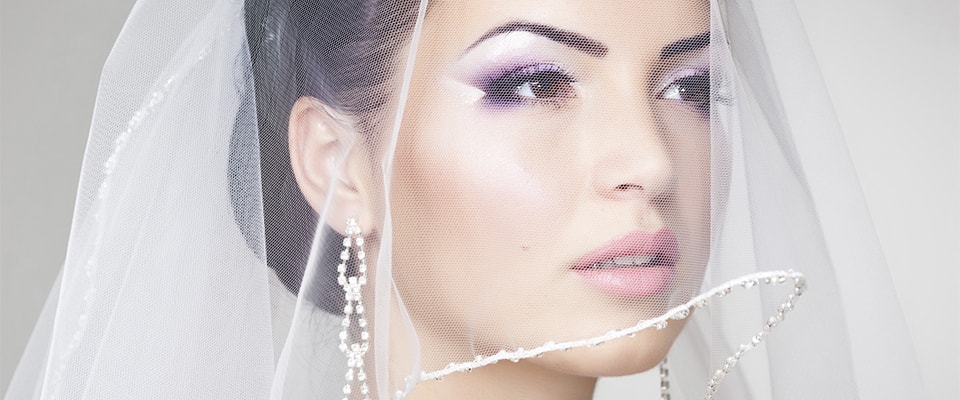 Креативный свадебный макияж фото