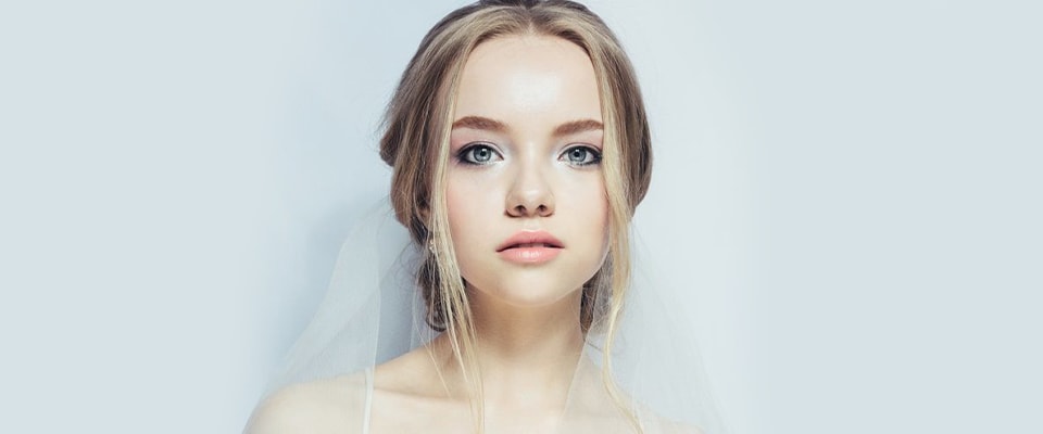 Модный свадебный макияж невесты фото