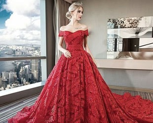 Красное свадебное платье за и против