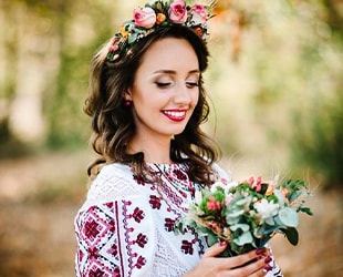 Выбираем свадебное платье в украинском стиле