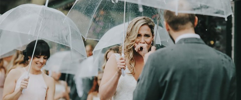 Свадебное платье попало под дождь как спасти фото