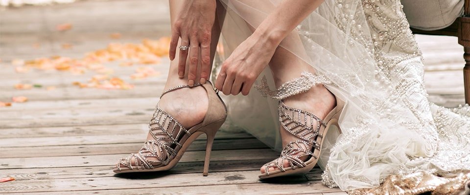 обувь свадебное платье ампир картинка
