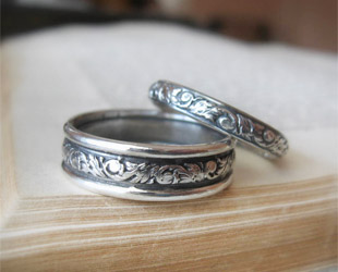 Серебряные обручальные кольца